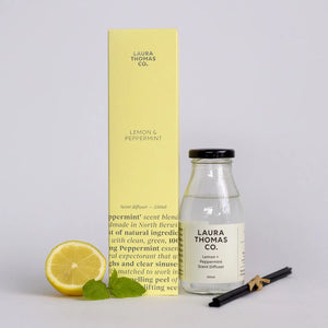 Lemon + Peppermint scent diffuser