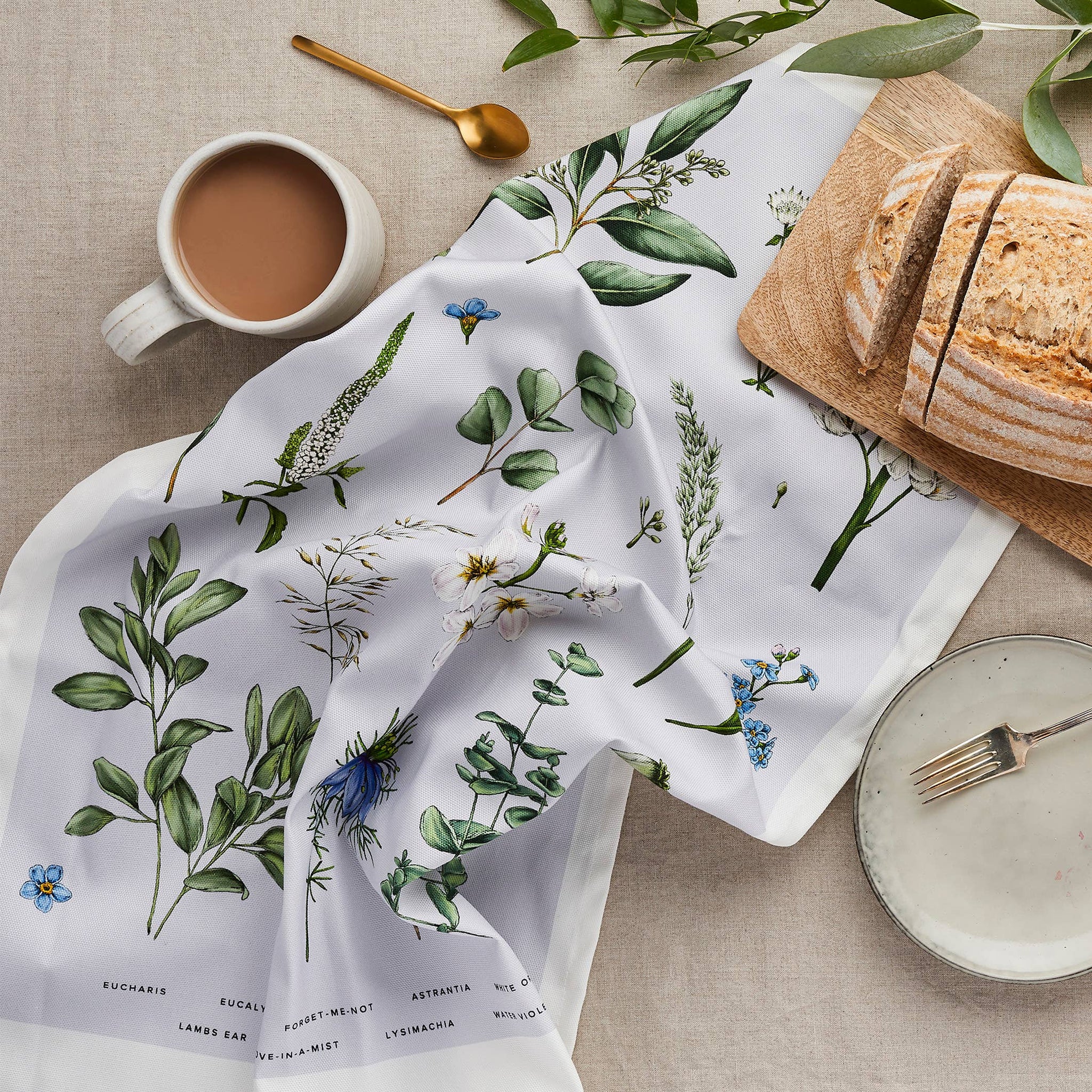 Ethereal - Tea Towel - Light Blue
