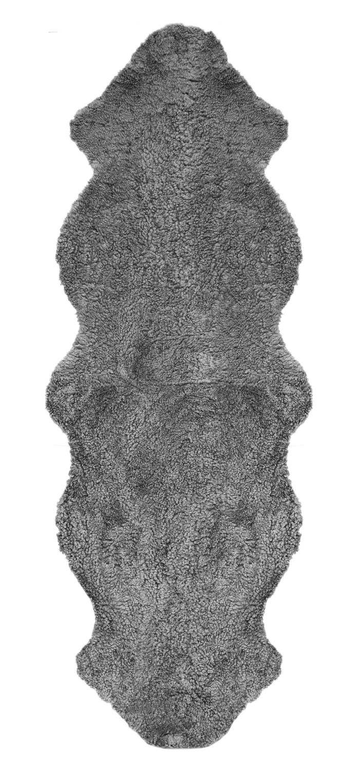 Curly 2-Set Sheepskin - Gotland Grey