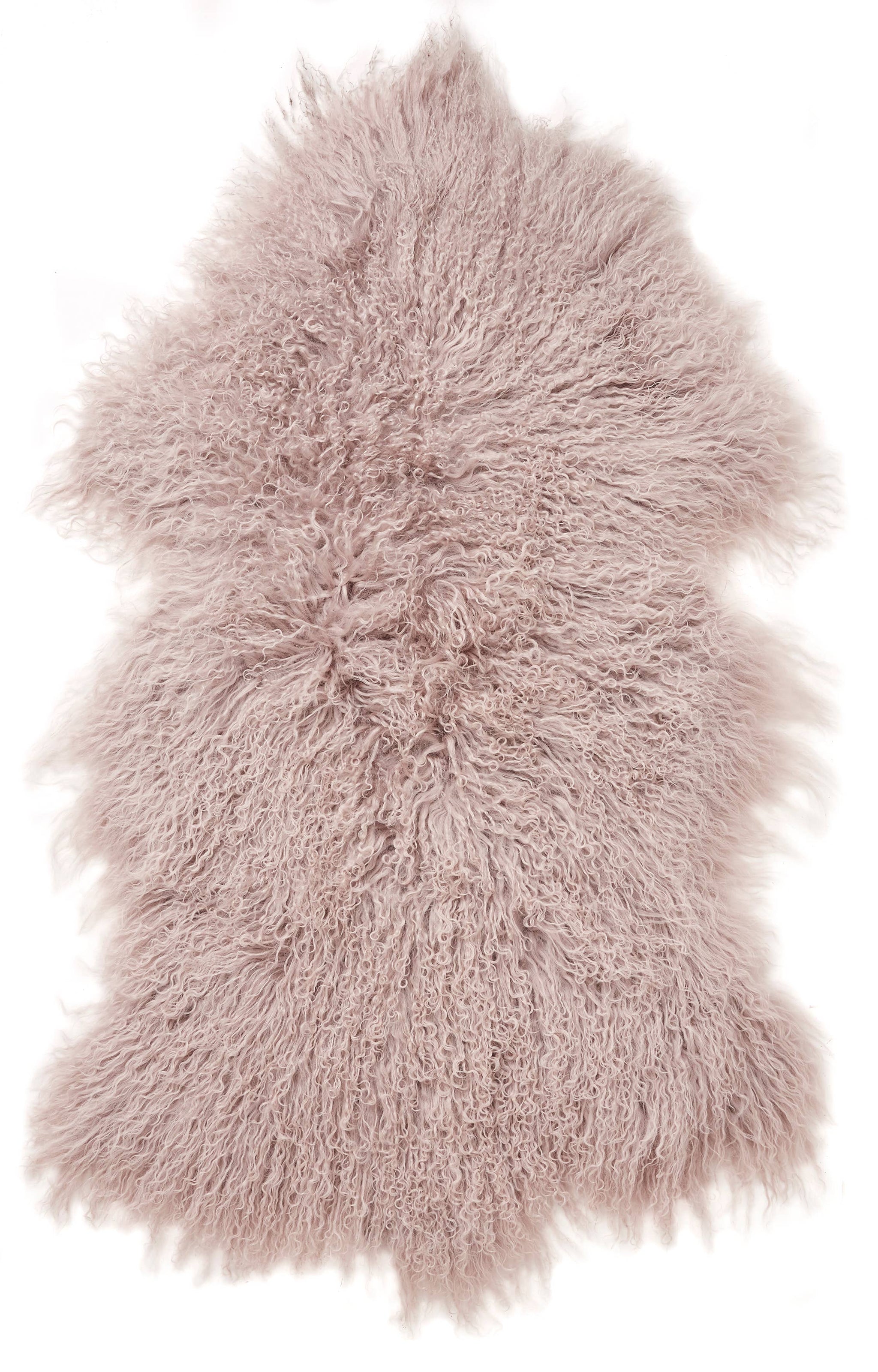 Valentine - Shansi Sheepskin Rug - Pale Pink