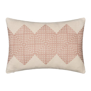 Geotile Cushion Cover - Dusky Pink